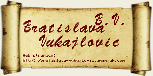 Bratislava Vukajlović vizit kartica